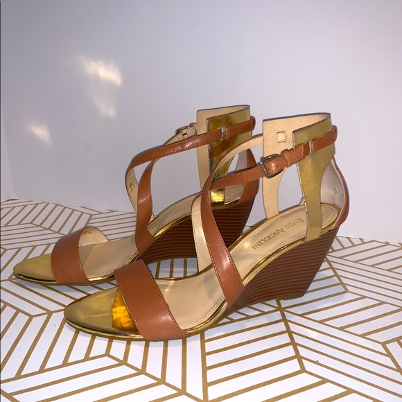 Enzo Angiolini McKinney wedge sandals - Picture 1 of 5